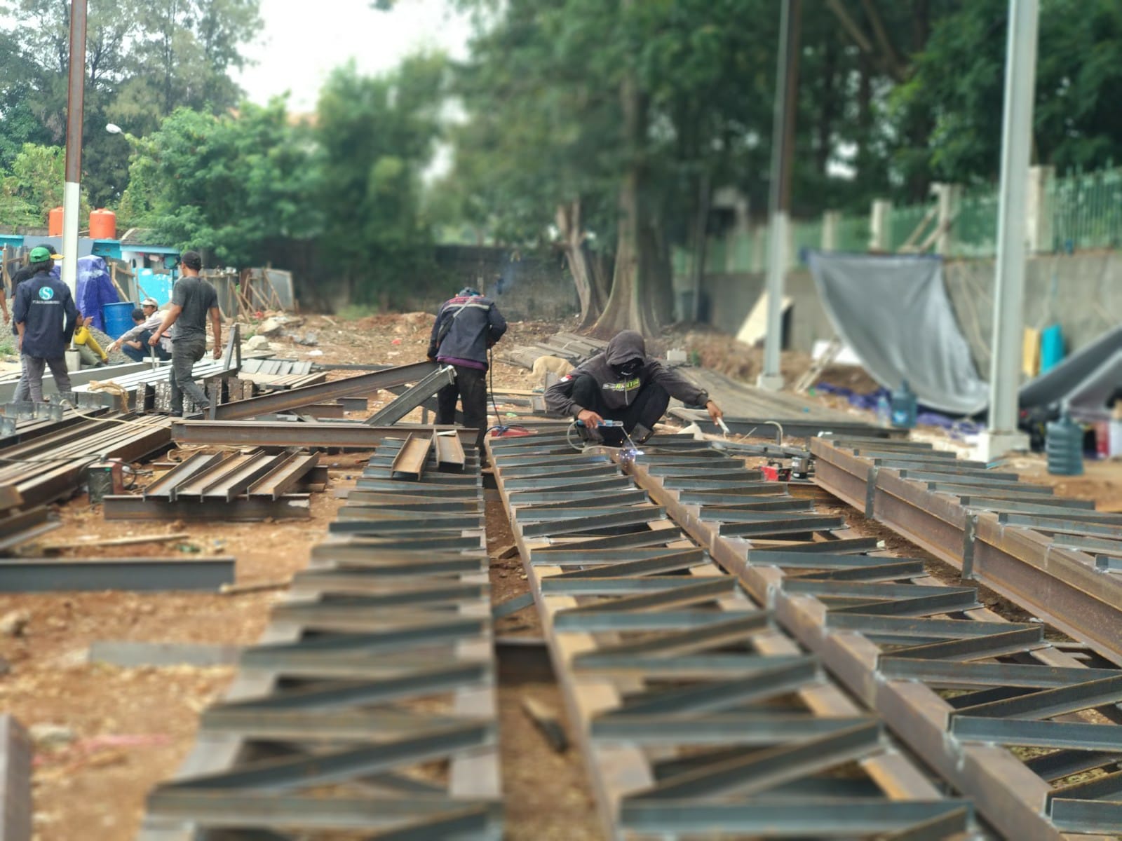 FOTO PROYEK HANGGAR BUS PULO GADUNG (3)